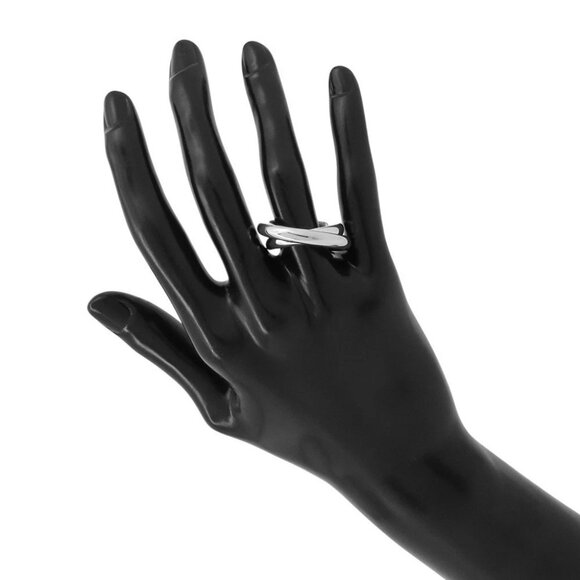 HERMES Caba Cityslide clutchertige Ring Size 56/#16 SV925 - Picture 4 of 8